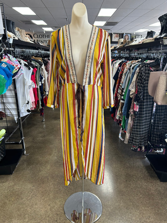 Kimono By Aratta Silent Journey In Multi, Size:Xs