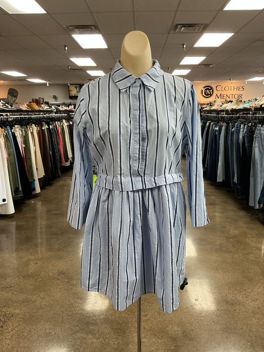 Dress Casual Short By English Factory In Blue, Size:S