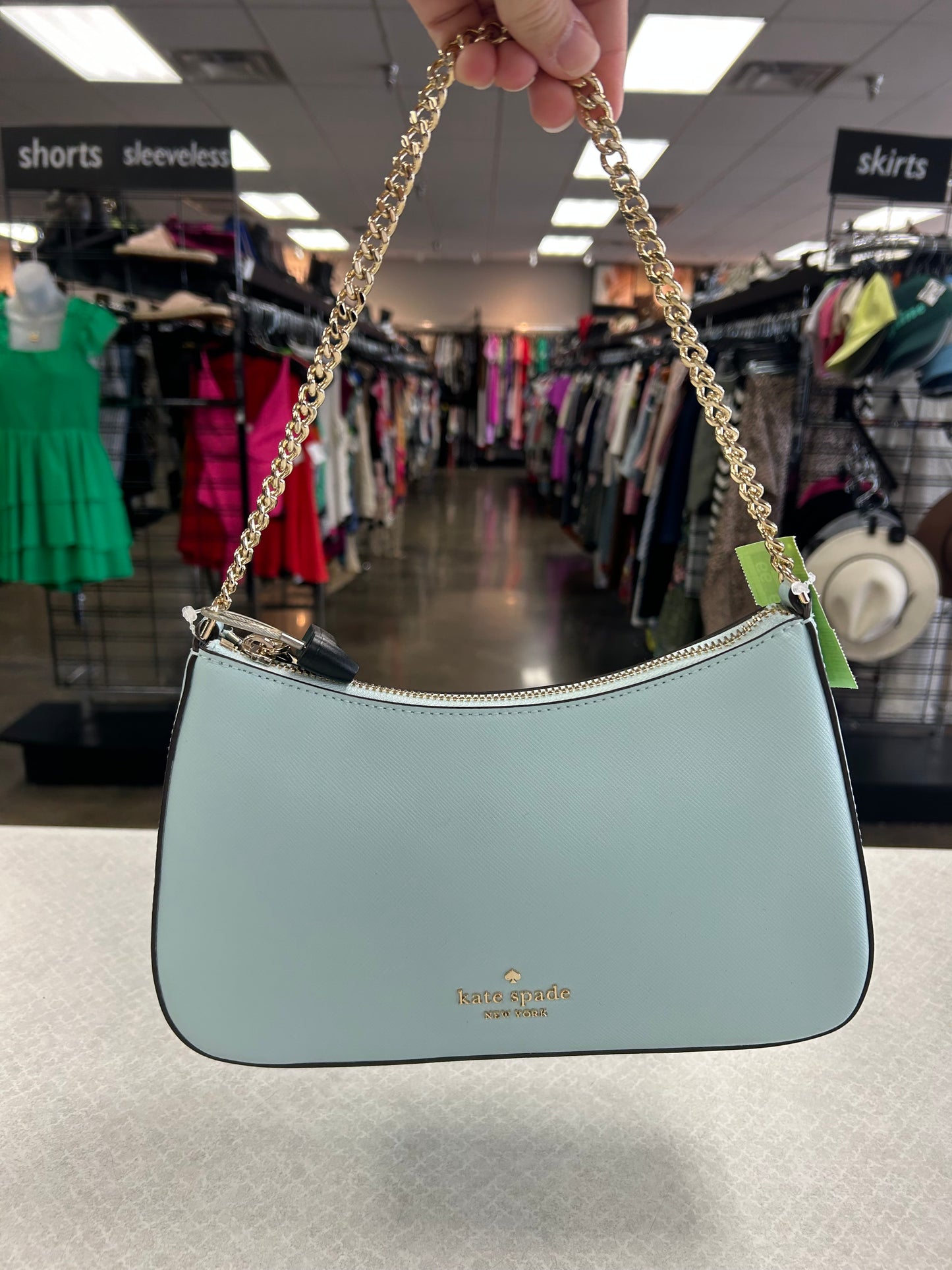 Handbag Designer By Kate Spade In Blue, Size:Small