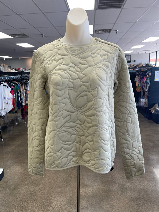 Athletic Sweatshirt Crewneck By Nike Apparel In Tan, Size:Xs