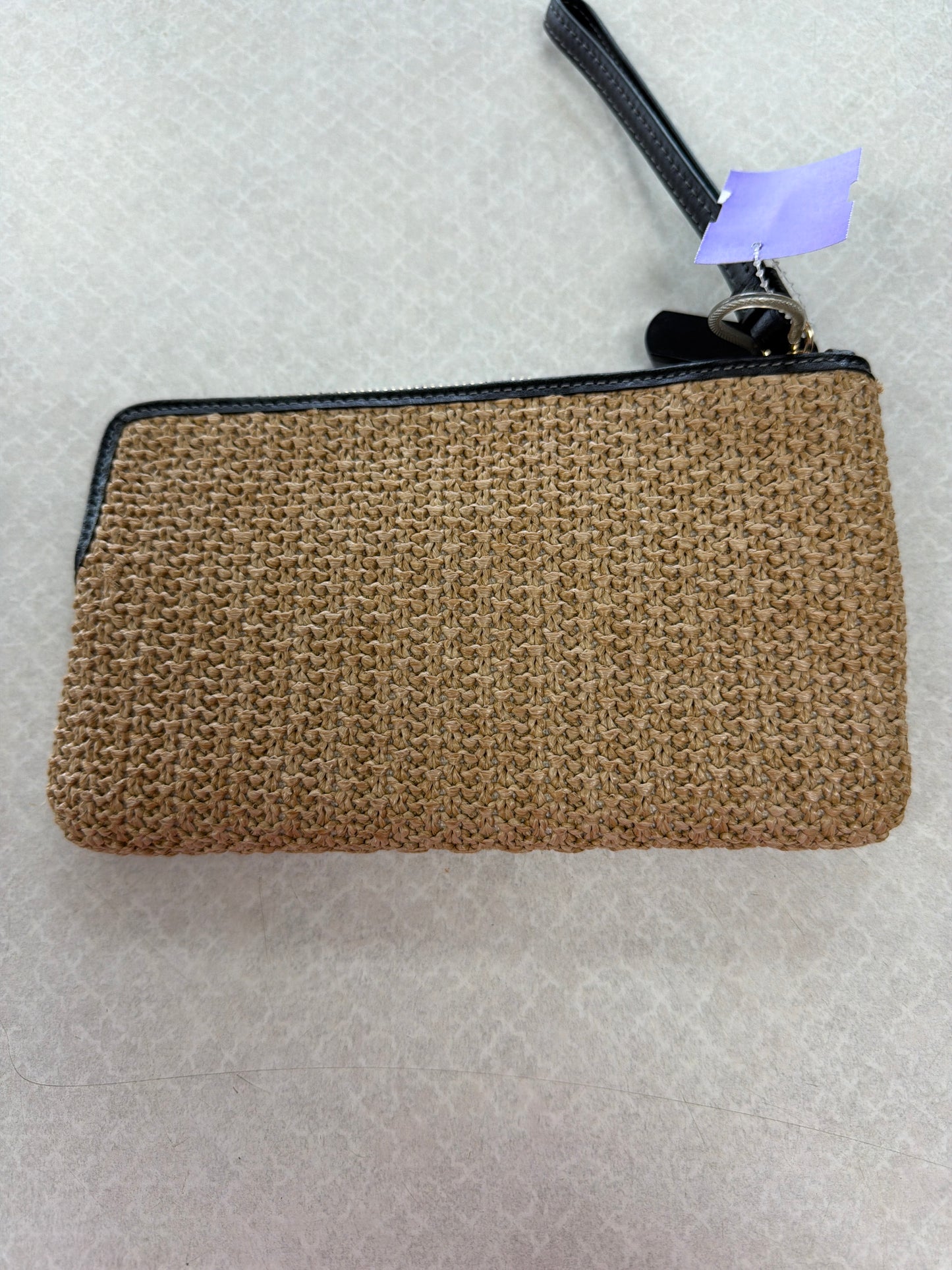 Wristlet Designer By Coach In Tan, Size:Medium