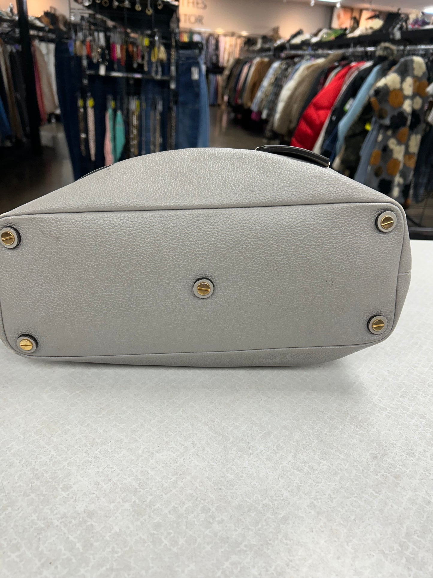 Handbag Luxury Designer By Chloe In Grey, Size:Medium