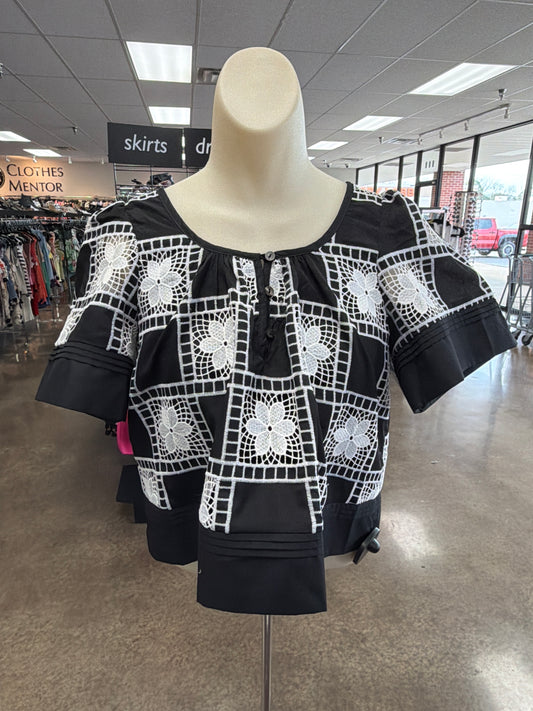 Top Ss By Entro In Black & White, Size:S