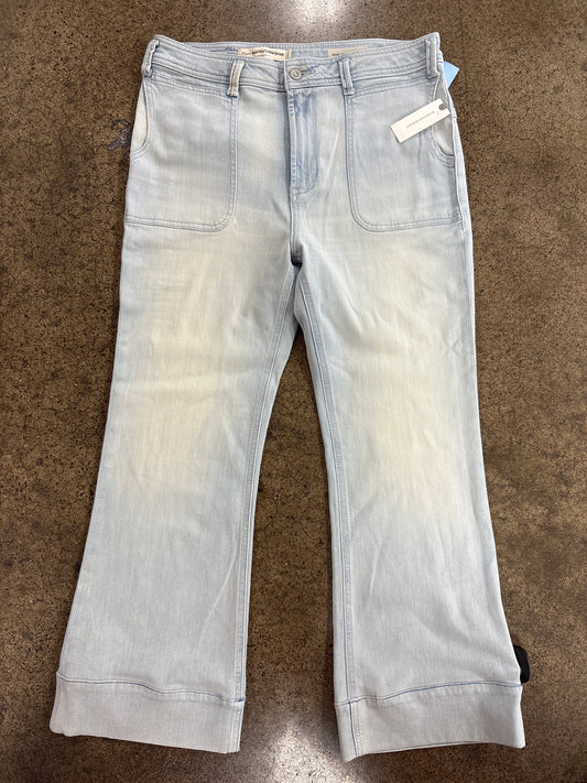 Jeans Boot Cut By Pilcro In Blue Denim, Size:12