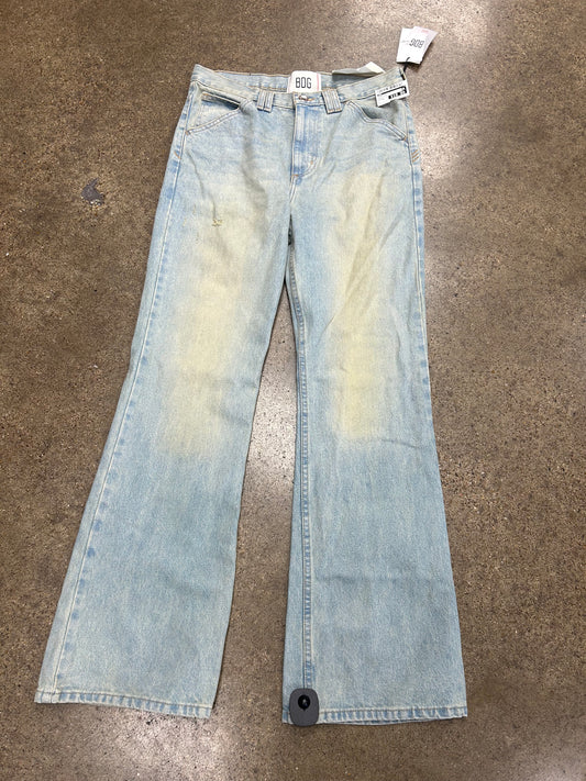 Jeans Boot Cut By Bdg In Blue Denim, Size:14