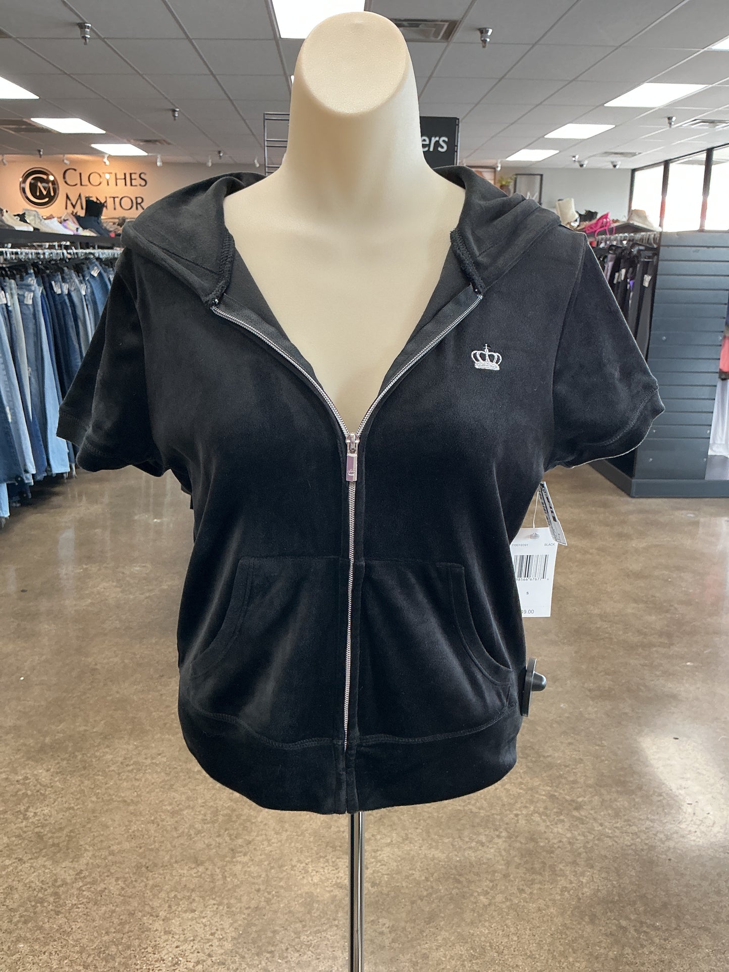 Top Ss By Juicy Couture In Black, Size:S