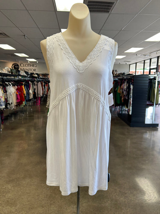 Top Sleeveless By Jodifl In White, Size:S