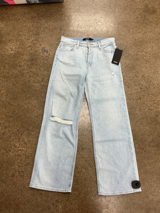 Jeans Straight By Hudson In Blue Denim, Size:4