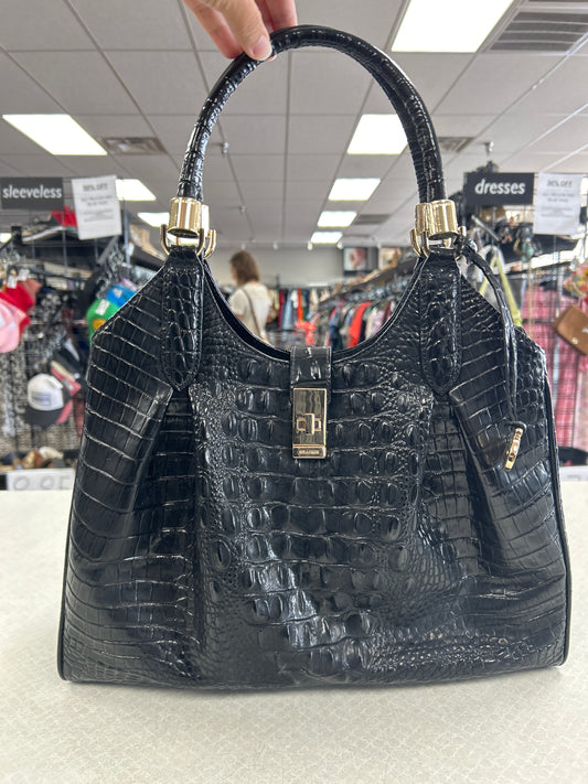 Handbag Designer By Brahmin In Black, Size:Large