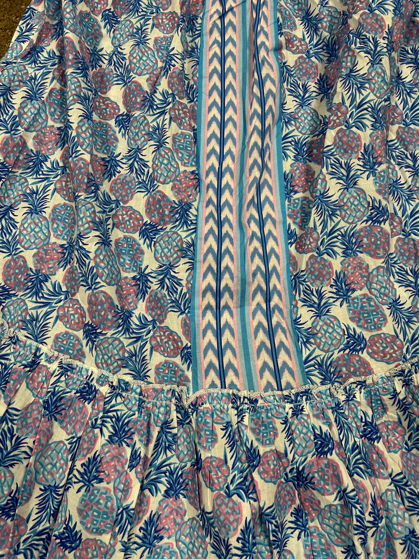 Dress Casual Short By Simply Southern In Blue & Pink, Size:M