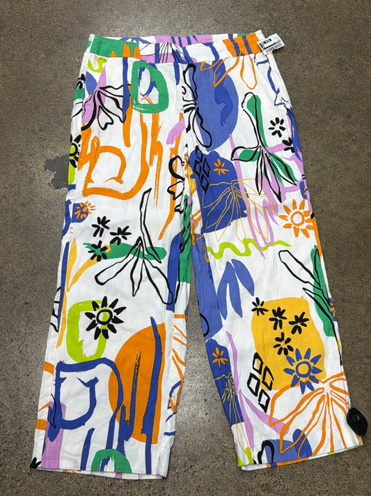 Pants Linen By Chicos In Multi, Size:8P
