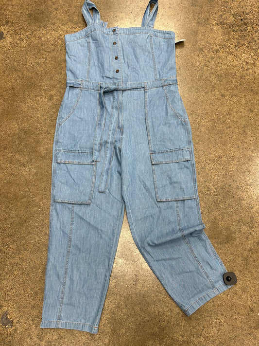 Jumpsuit By Sundance In Blue Denim, Size:14P