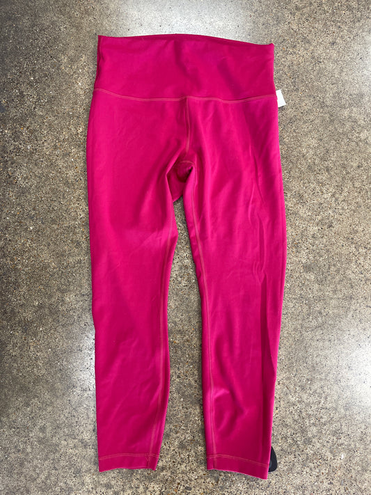 Athletic Leggings By Lululemon In Red, Size:10