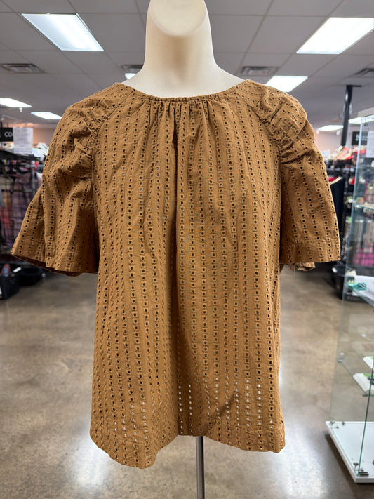Top Ss By Loft In Brown, Size:M