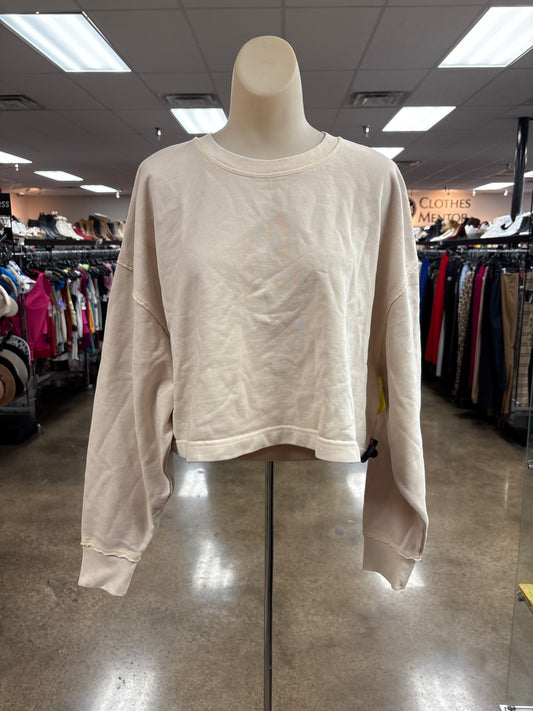 Sweatshirt Crewneck By Levis In Cream, Size:S