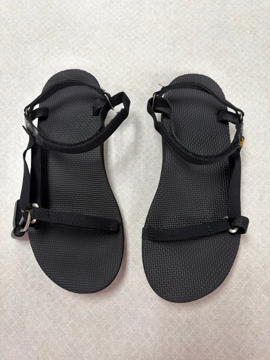 Sandals Flats By Teva In Black, Size:9