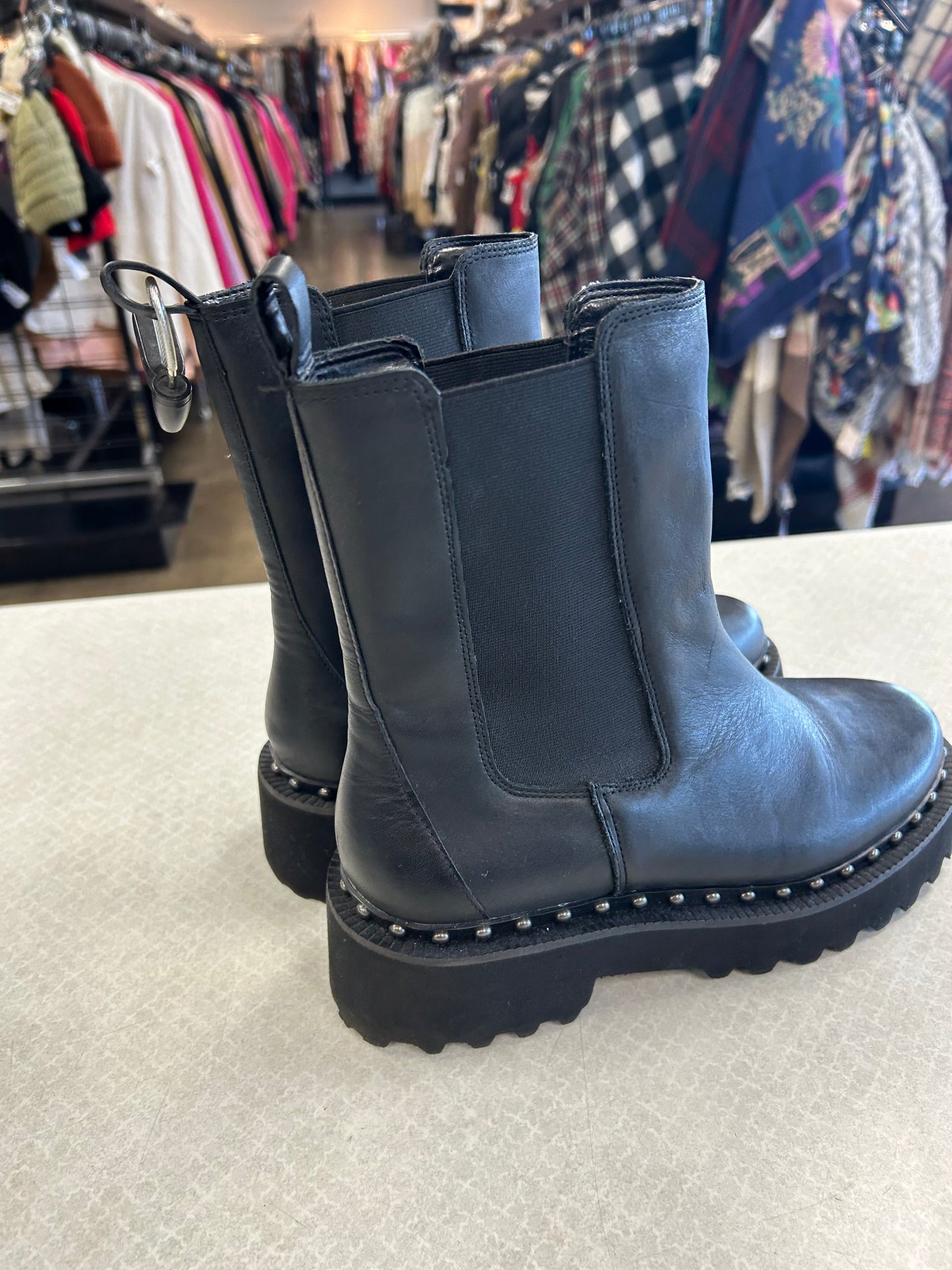 BOOTS ANKLE FLATS by VINCE CAMUTO In BLACK, Size: 8.5