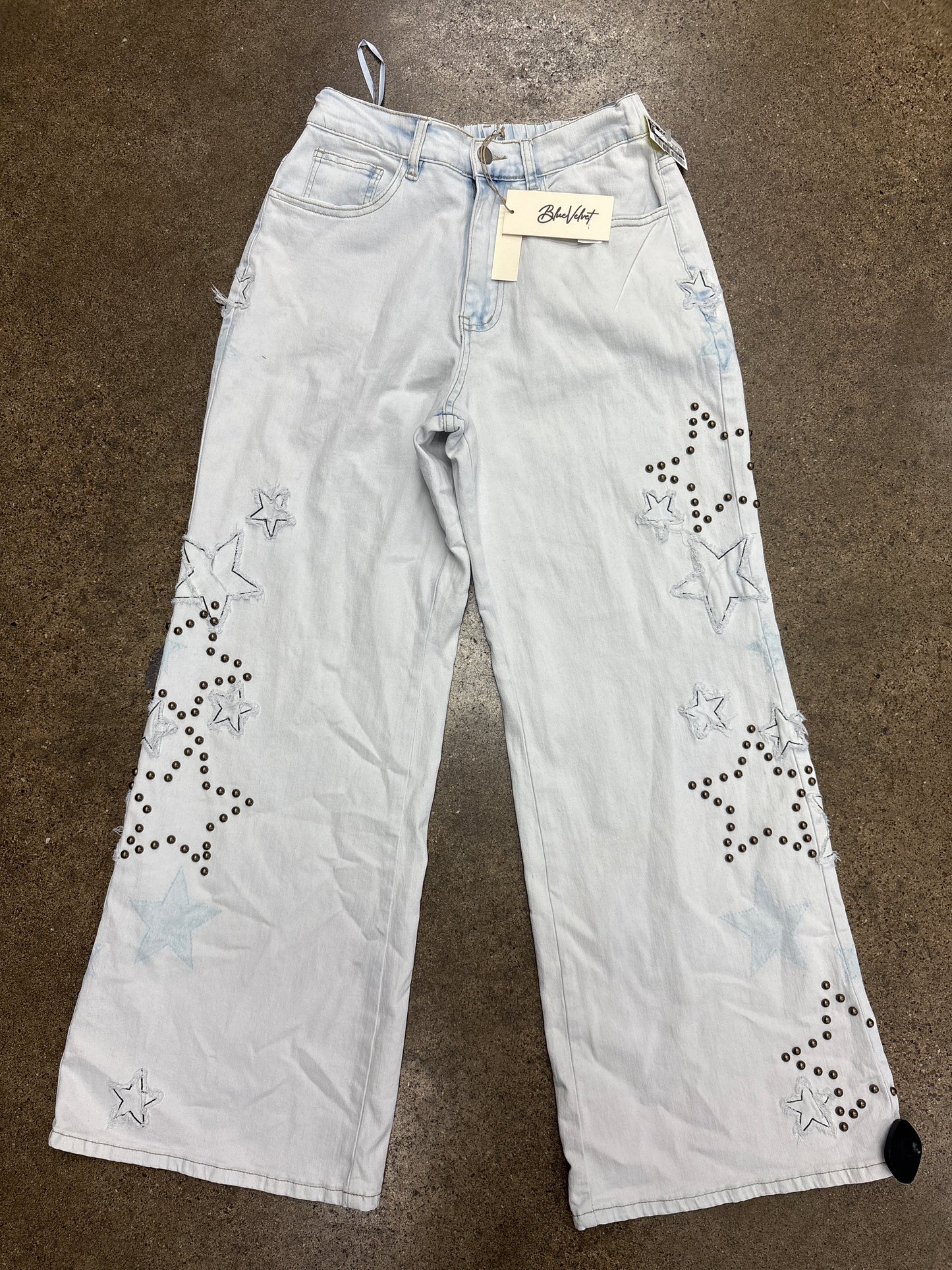 Pants Joggers By Clothes Mentor In Blue Denim, Size:S