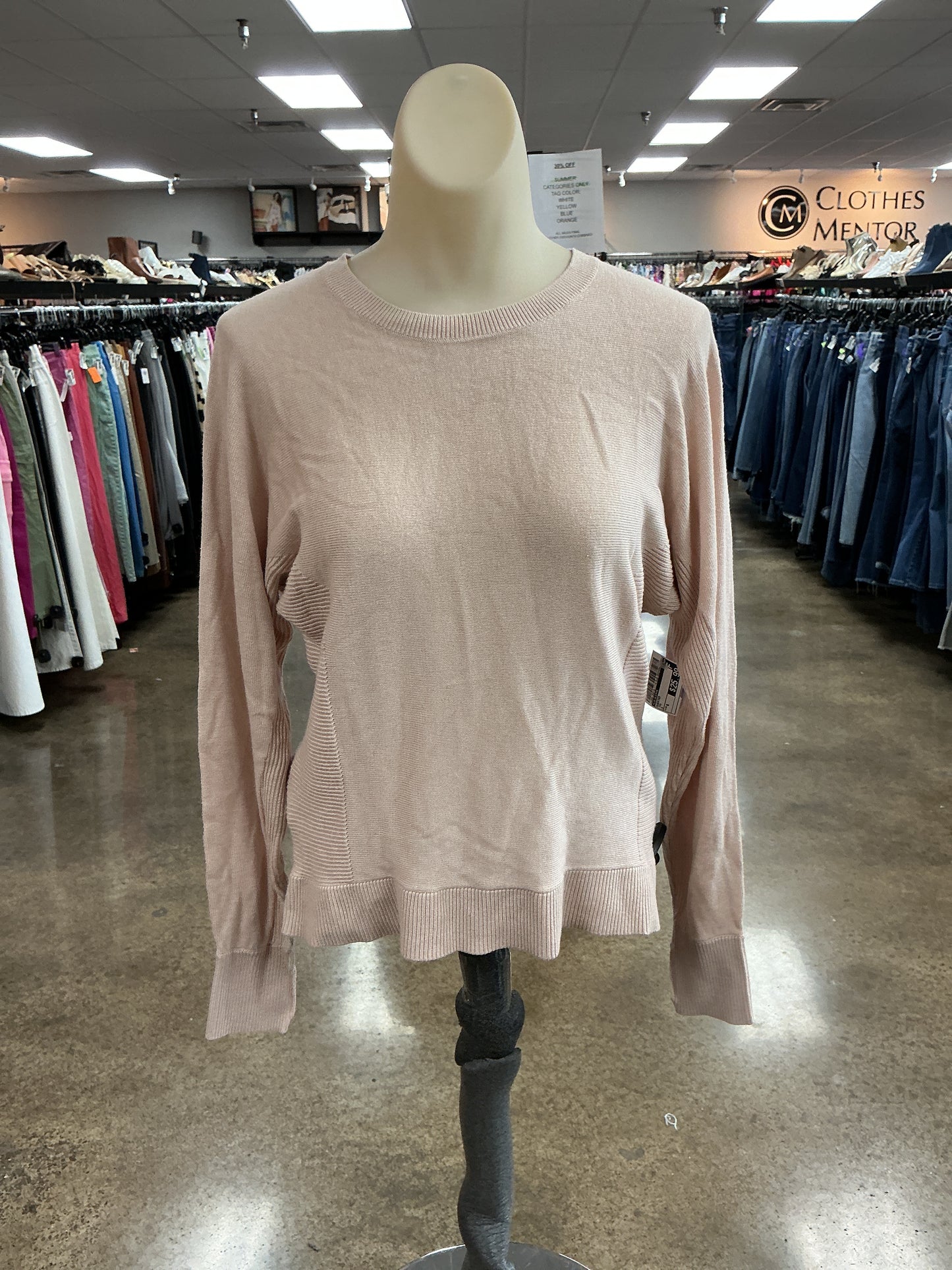 Sweater By Lululemon In Tan, Size:6