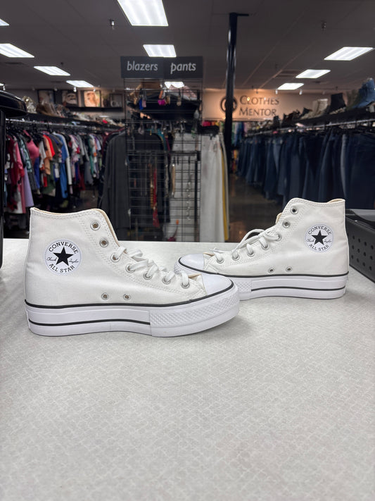 Shoes Sneakers By Converse In White, Size:8.5