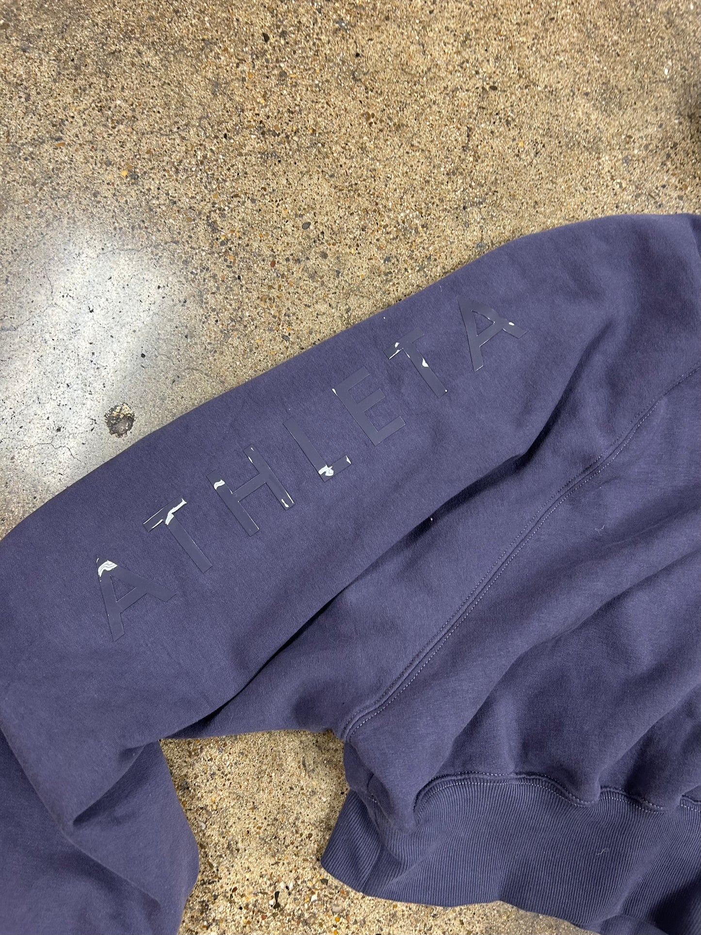 Athletic Jacket By Athleta In Blue, Size:L