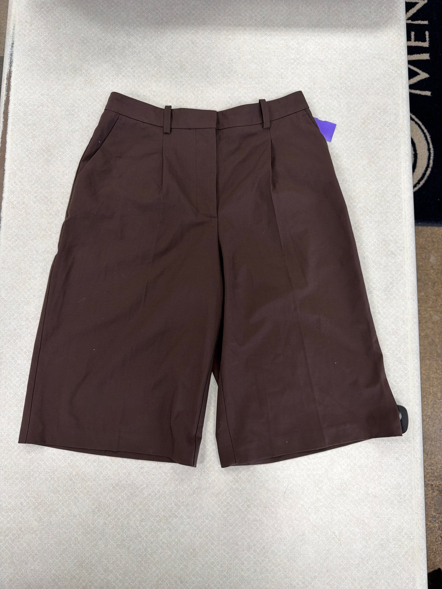 Shorts By Zara In Brown, Size:S