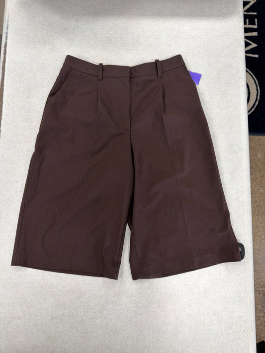 Shorts By Zara In Brown, Size:S