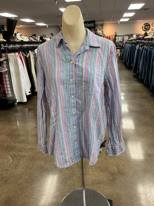 Top Ls By Gap In Striped Pattern, Size:Xs