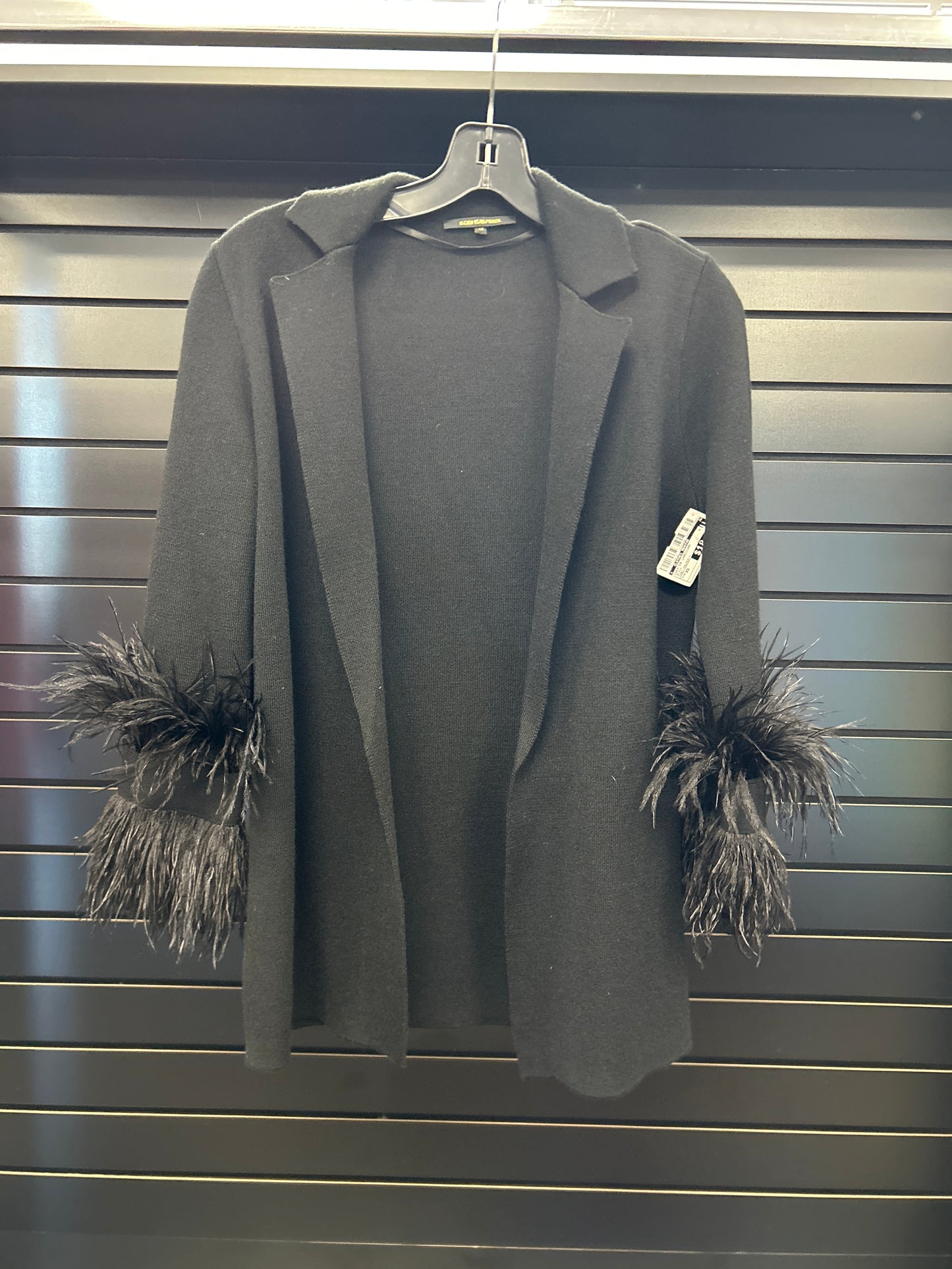 Sweater Cardigan By Clothes Mentor In Black, Size:Xs