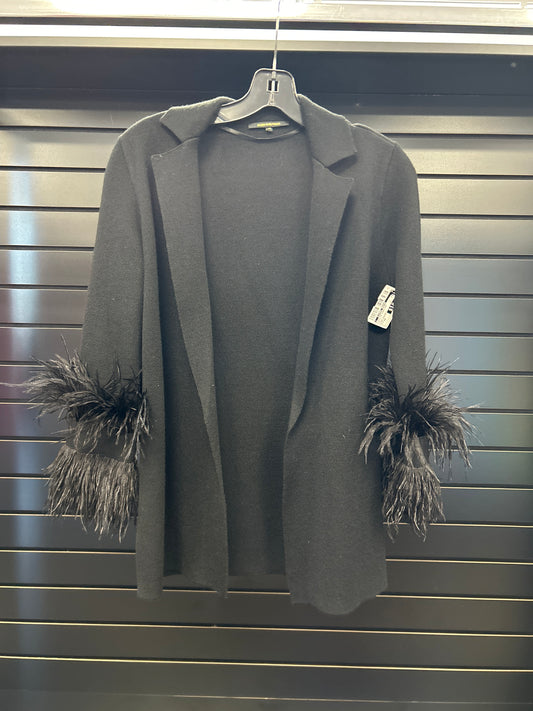 Sweater Cardigan By Clothes Mentor In Black, Size:Xs