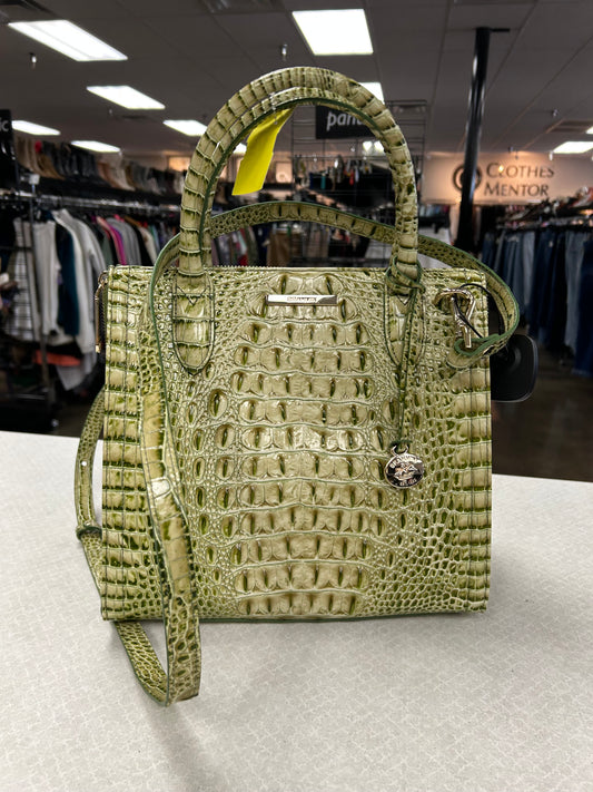 Handbag Designer By Brahmin In Green, Size:Medium