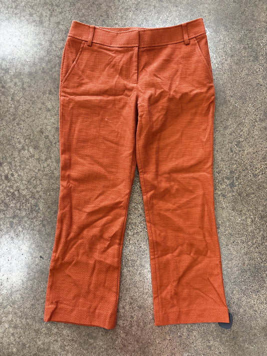 Pants Designer By Tory Burch In Orange, Size:8