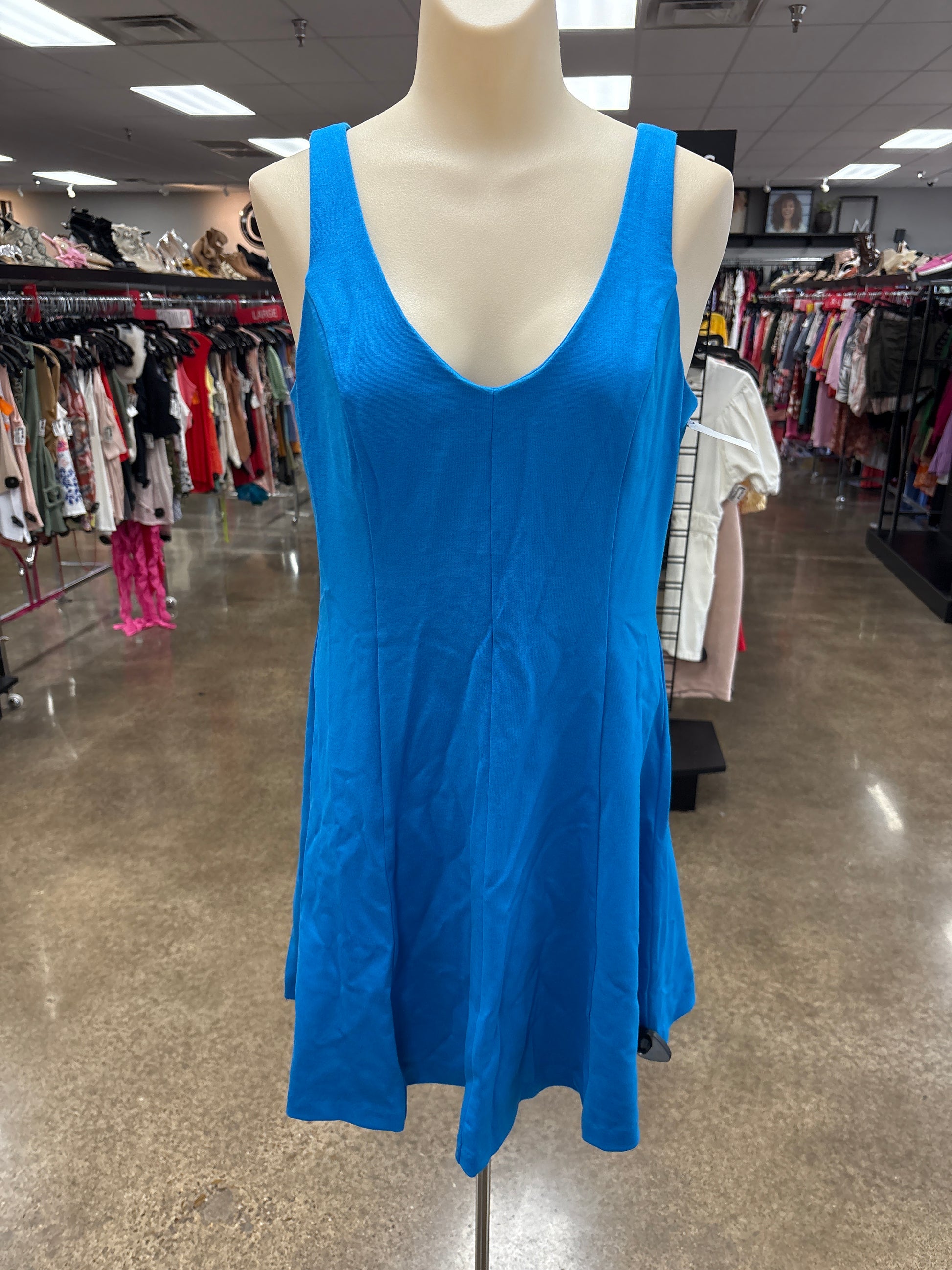 Dress Casual Short By Amanda Uprichard In Blue, Size:M Dress Casual Short By Amanda Uprichard In Blue, Size:M
