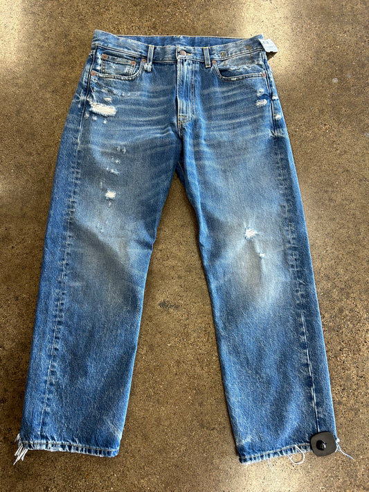 JEANS STRAIGHT by  R13 In BLUE DENIM, Size: 6