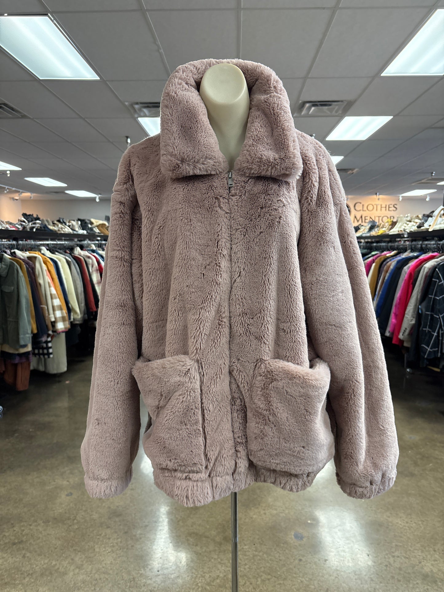 Coat Designer By Ugg In Pink, Size:L