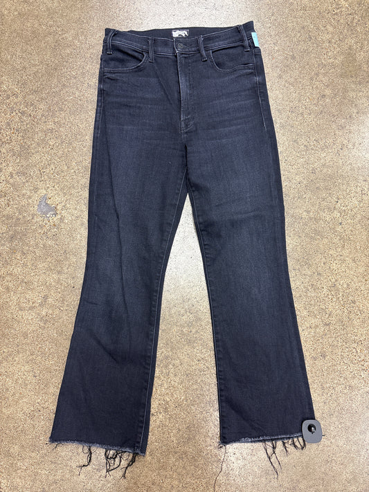 Jeans Straight By Mother In Black, Size:8
