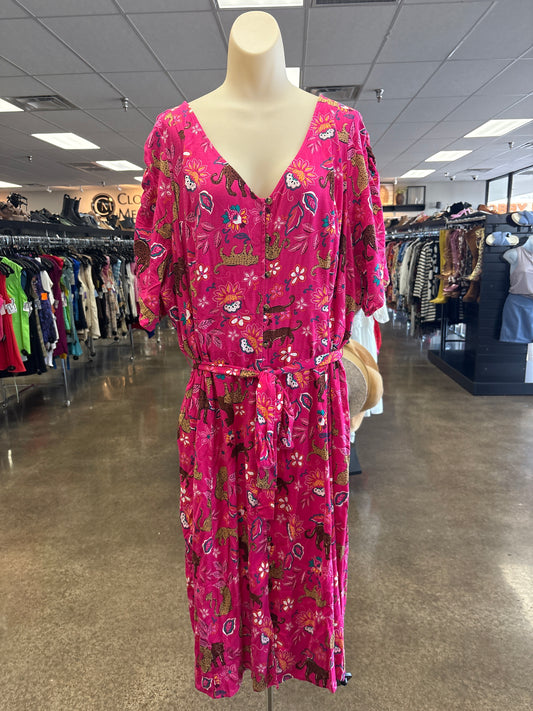 Dress Casual Midi By Torrid In Pink, Size:2X