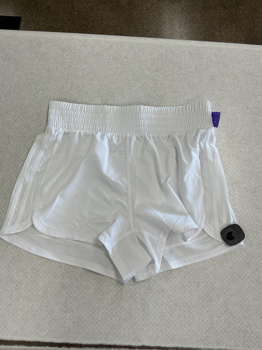 Athletic Shorts By Adidas In White, Size:M