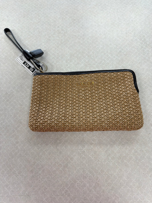 Wristlet Designer By Coach In Tan, Size:Medium