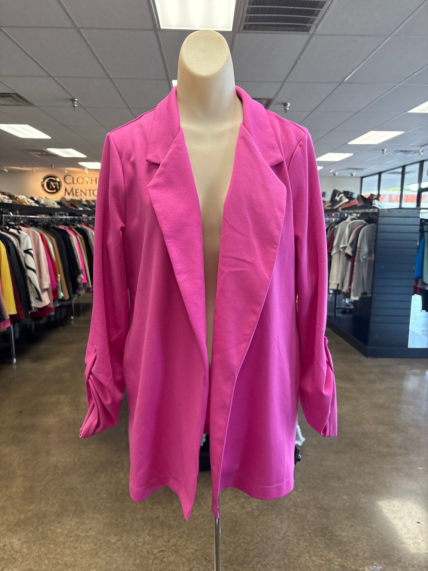 Blazer By Andree By Unit In Pink, Size:L