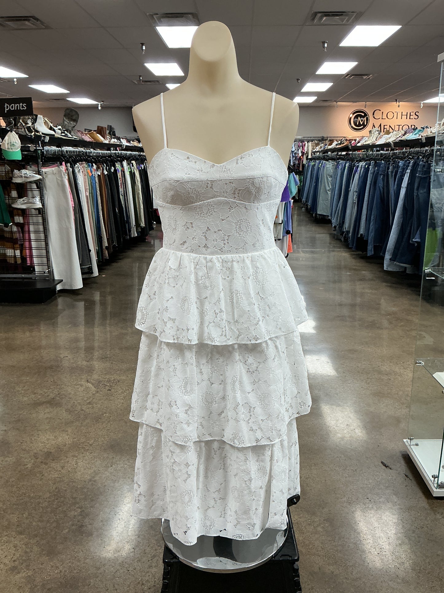 Dress Casual Midi By Amanda Uprichard In White, Size:S