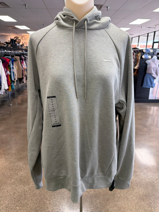 Athletic Sweatshirt Hoodie By Nike In Green, Size:M