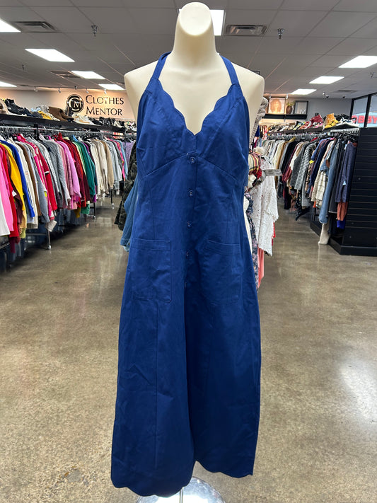 Dress Casual Maxi By Clothes Mentor In Navy, Size:L