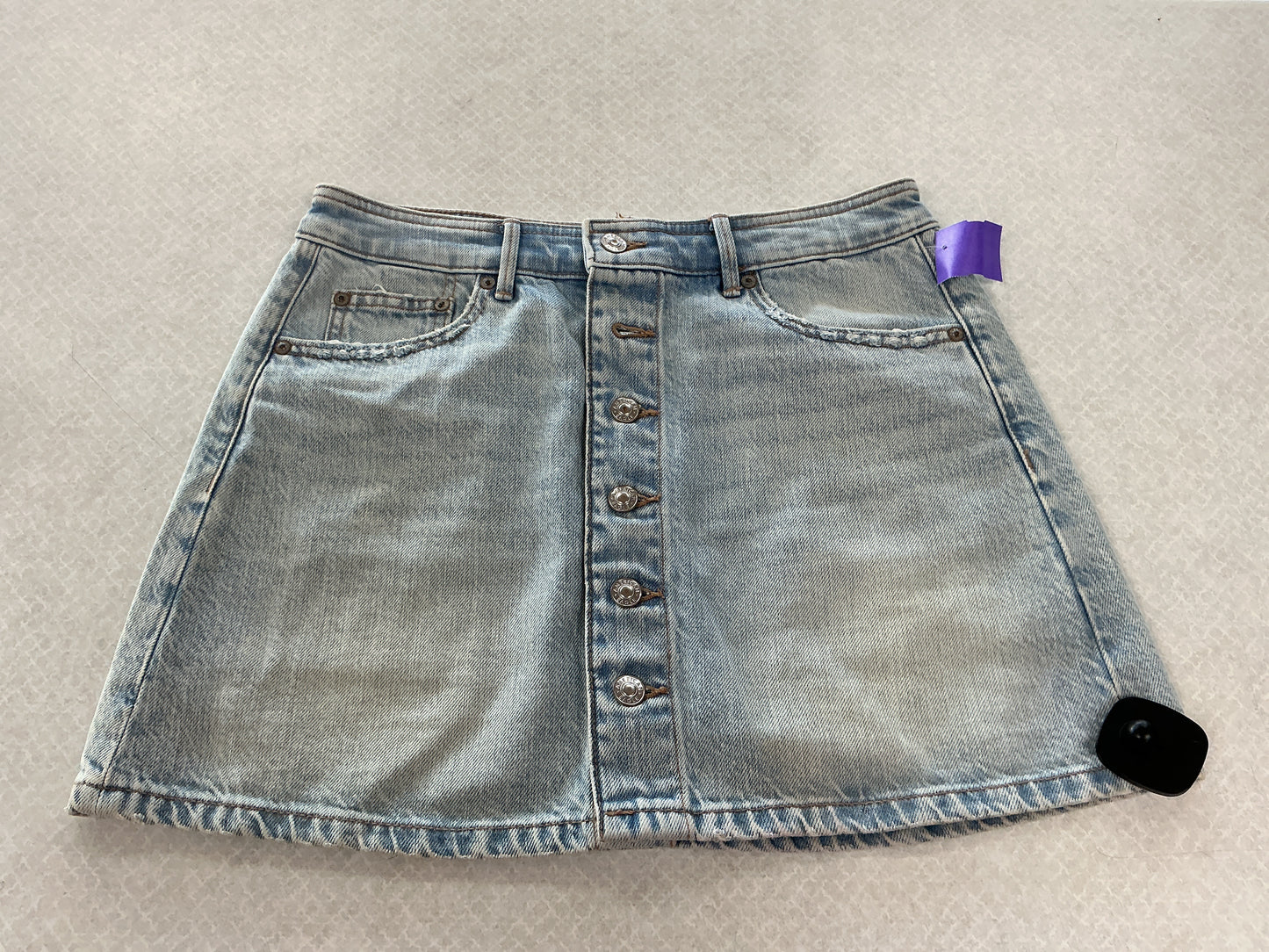 Skirt Mini & Short By American Eagle In Blue Denim, Size:6