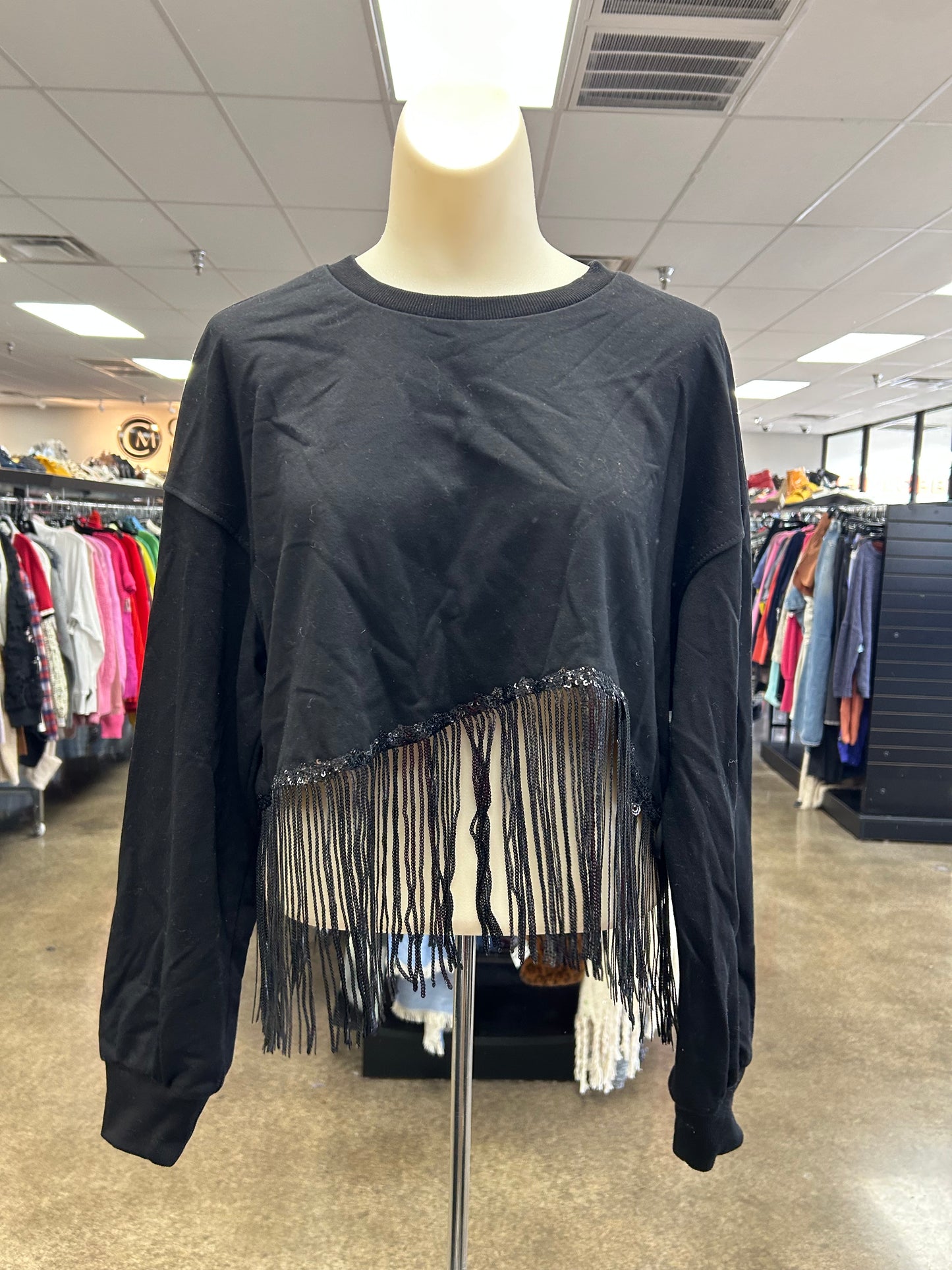 Top Ls By Le Lis In Black, Size:S