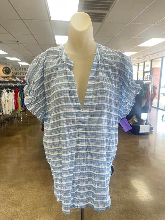 Top Ss By Pilcro In Blue, Size:Xl