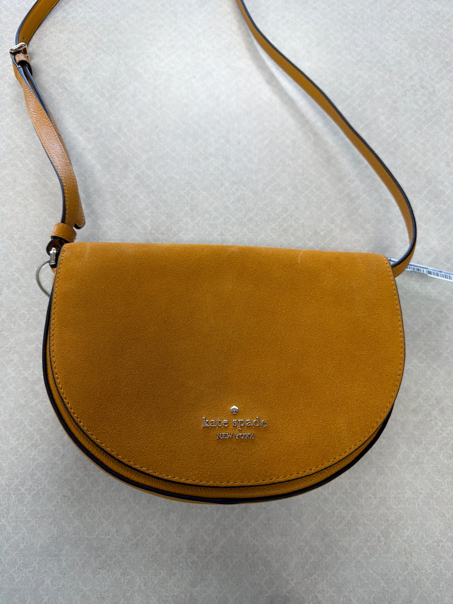 Crossbody Designer By Kate Spade In Yellow, Size:Medium