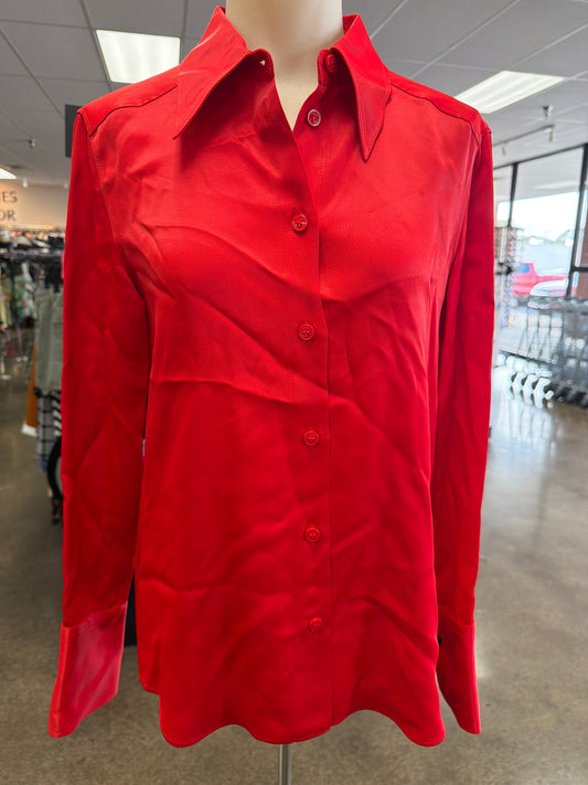 Top Ls By Zara In Red, Size:M