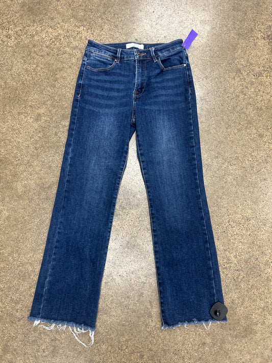 Jeans Straight By Risen In Blue Denim, Size:6