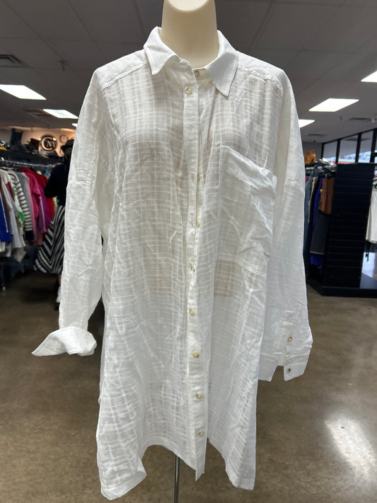 Top Ls By Pilcro In White, Size:M